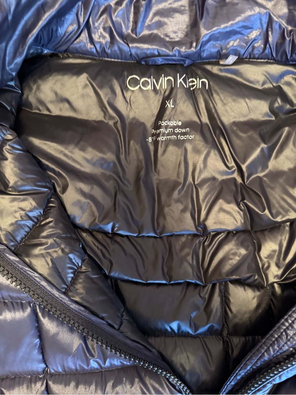 Calvin Klein Women’s XL Ultralight Hooded Puffer Coat women - Picture 8 of 9